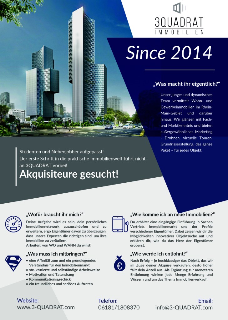 Stellenausschreibung_3QUADRAT